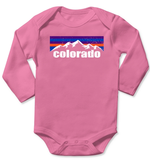 Colorado Berg Americas most mountainous state Long Sleeve Baby One-Piece