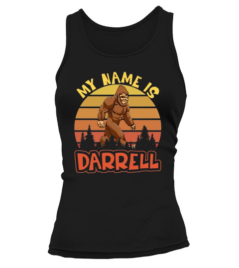 Vintage My Name is Darrell Bigfoot Believers Tank top Woman