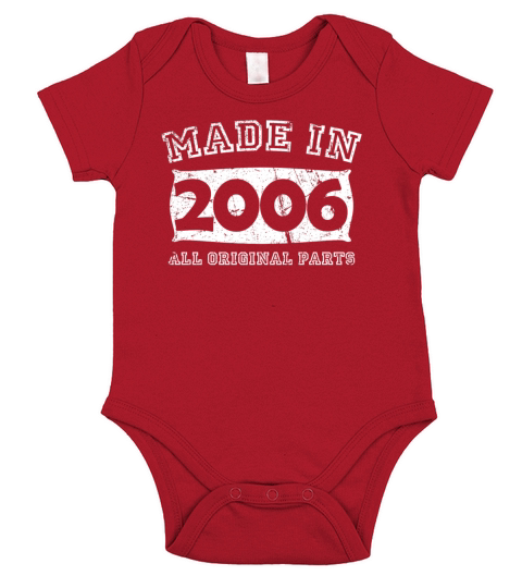 made in 2006 birth day all original parts Short Sleeve Baby One-Piece