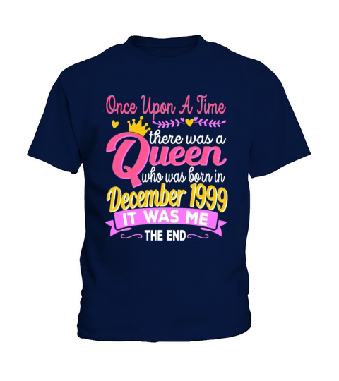 December 1999 Birthday Queen - 22 Years Old Gift Kids T-Shirt