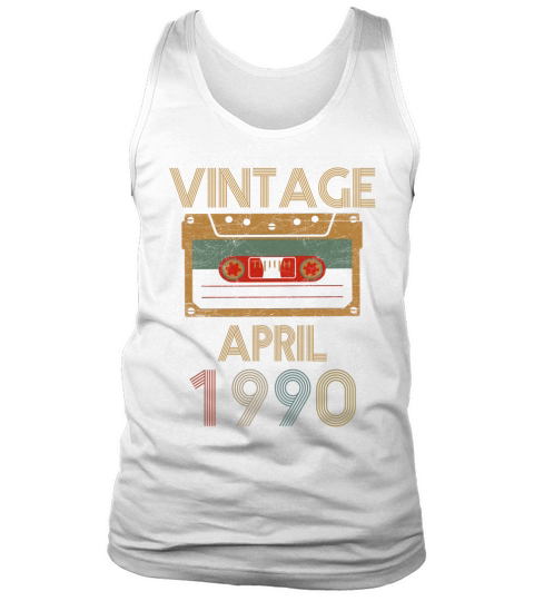 Vintage April 1990 Tank Top Unisex