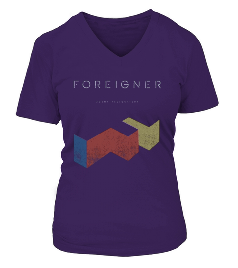 Foreigner Vintage Agent Provocateur V-neck T-Shirt Woman