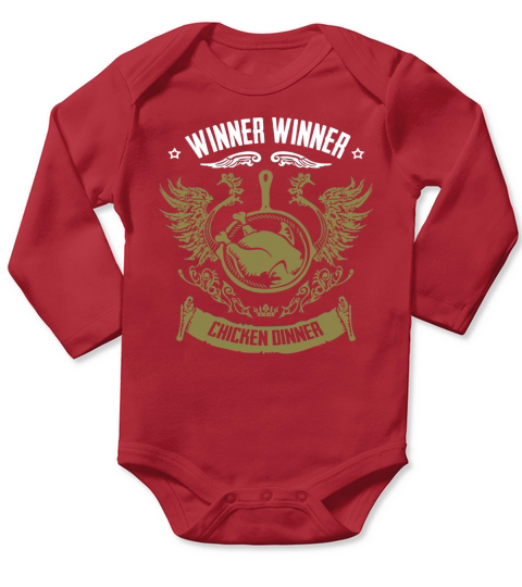 PUBG - Winner Winner Chicken Dinner Long Sleeve Baby One-Piece