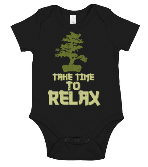 Relaxing Bonsai Tree Short Sleeve Baby One-Piece