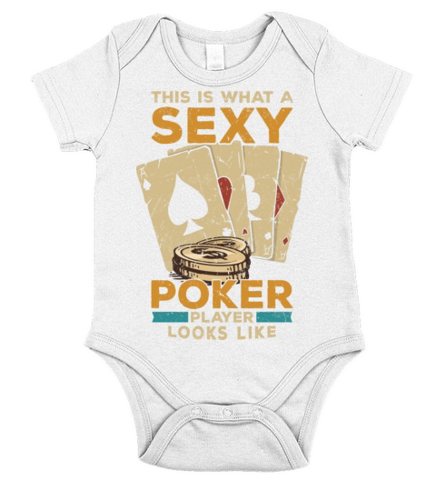 Poker Player Short Sleeve Baby One-Piece