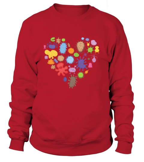 Bacteria Heart Microbiology Science Biology Women's Sweatshirt