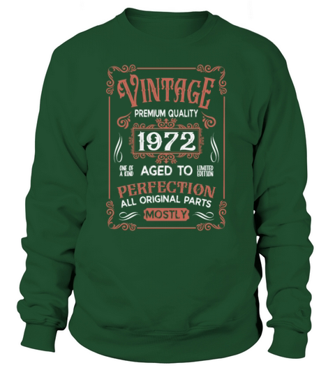 Birthday 1972 Vintage Women's Sweatshirt