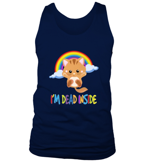Im Dead Inside Cute Cat Tank Top Unisex