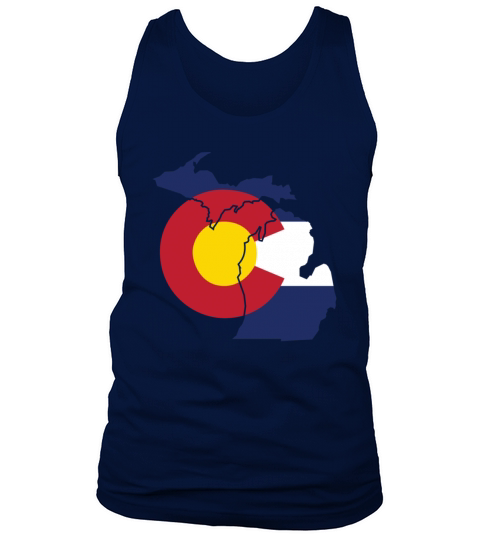 Michigan Colorado Funny Pride Flag Apparel Tank Top Unisex