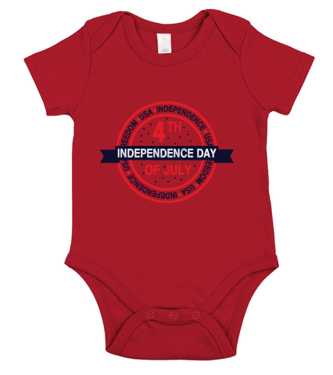 USA Freedom Short Sleeve Baby One-Piece