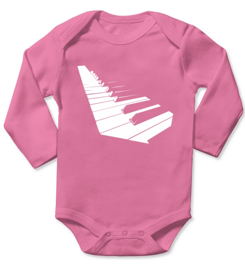Piano Keyboard Long Sleeve Baby One-Piece