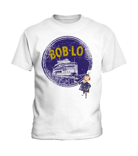 Vintage Retro Classic Cute Detroit Boblo Island  T-Shirt Kids T-Shirt