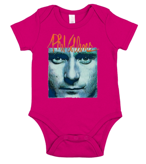 Phil Collins Short Sleeve Baby One-Piece