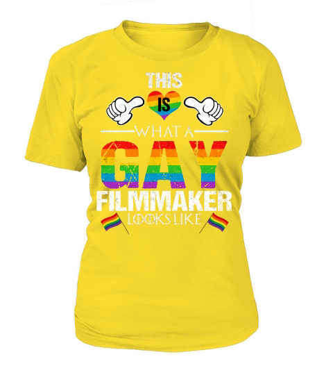 This Is What A Gay Filmmaker Looks Like LGBT Pride Women's T-Shirt