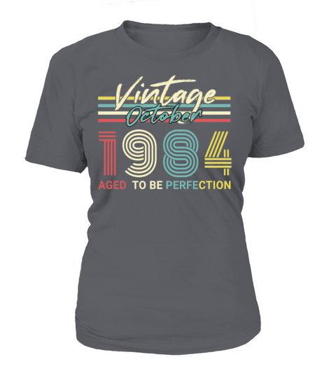 Born 1984 October Vintage Gift Idea Women's T-Shirt