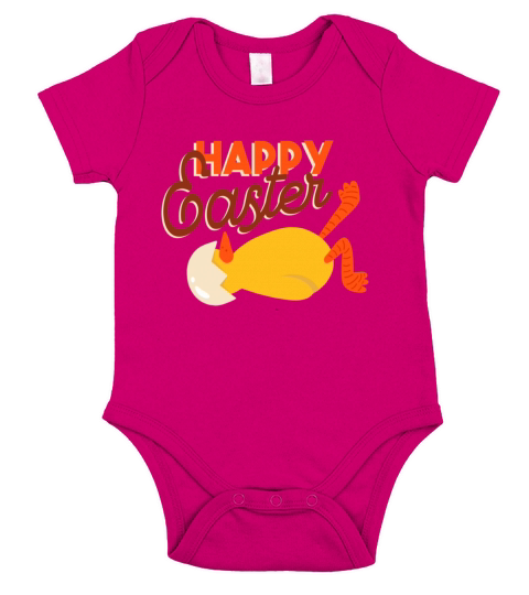 Happy easter egg Short Sleeve Baby One-Piece