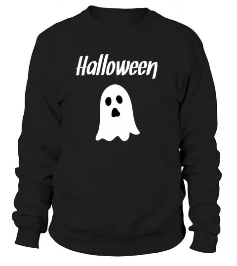 White Halloween Boo Ghost Women's Sweatshirt