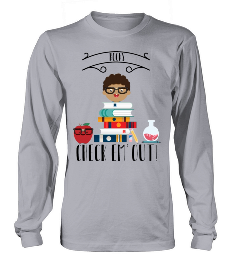 Books Check Em Out Women's Long Sleeve