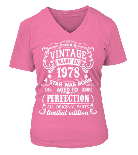 Vintage 1978 Women's V-Neck T-shirt
