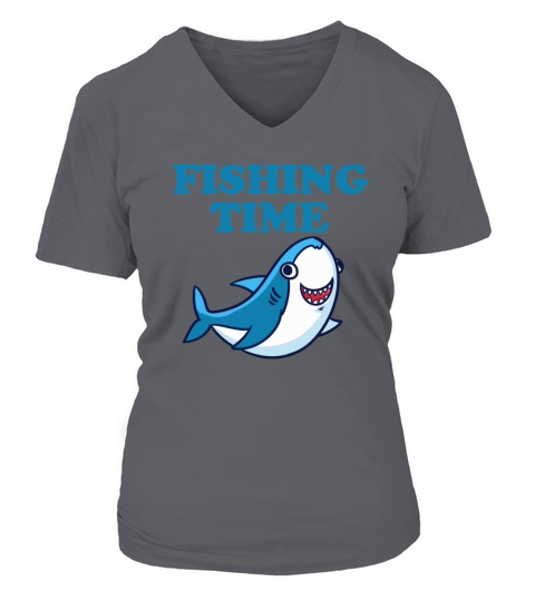 Fish Eel Fishing Gift Butt Pike Fishing Women's V-Neck T-shirt