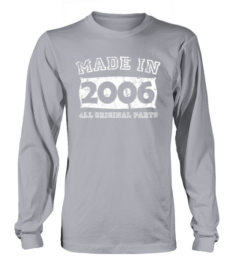 made in 2006 birth day all original parts Women's Long Sleeve