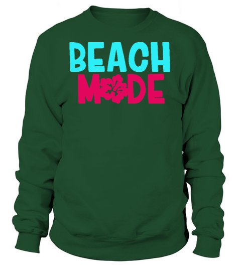Beach Mode Hibiscus Tropical Luau Women's Sweatshirt