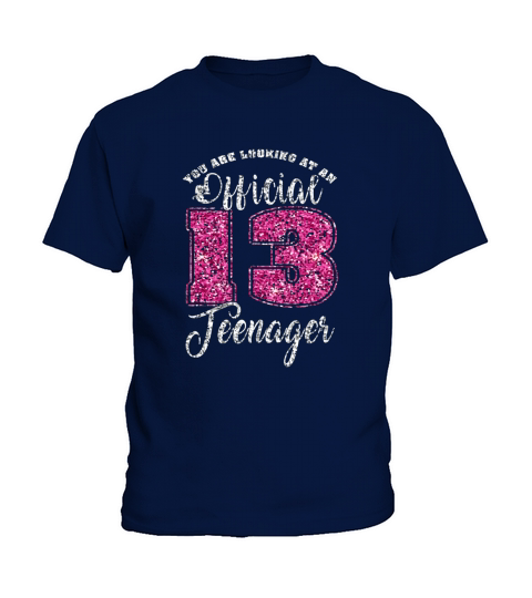 Official Teenager 13 Years Old 13th birthday Boys Girl Kids T-Shirt