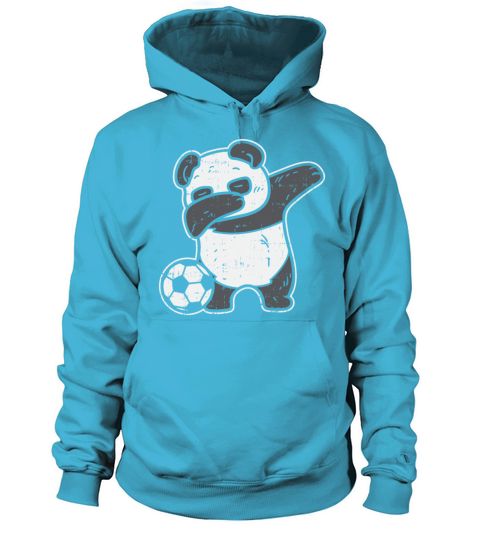 Dabbing Panda with Soccer Ball Stadium Coach Goal Women's Hoodie