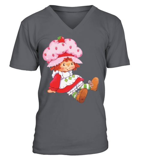 Strawberry Vintage Retro 80s 1980s Men's V-Neck T-shirt