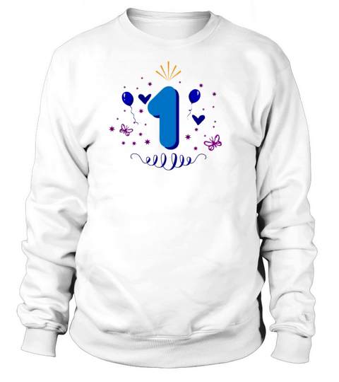 1st birthday for boys Women's Sweatshirt