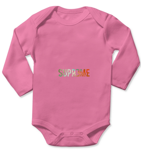 Supreme HYPEBEAST Long Sleeve Baby One-Piece