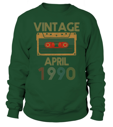 Vintage April 1990 Sweatshirt Unisex
