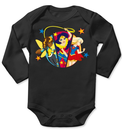 DC Super Hero Girls Supergirl Long Sleeve Baby One-Piece