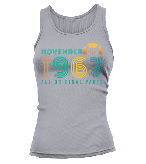 1967 In November Vintage Cat Women's Tank Top