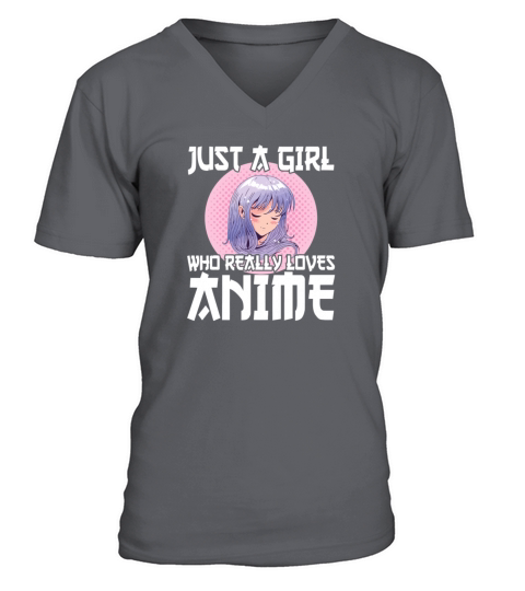 Anime Girl Merch Men's V-Neck T-shirt