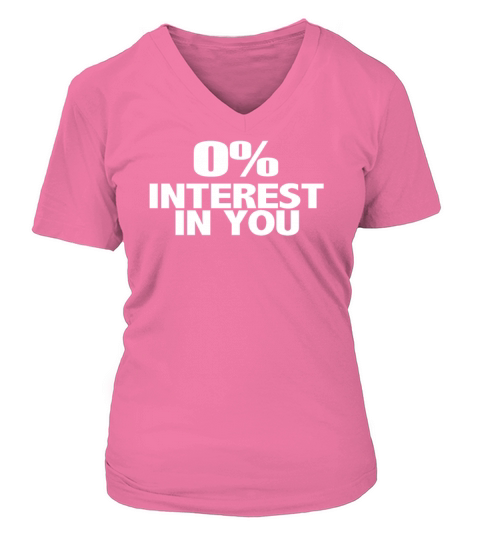 Interest in you Women's V-Neck T-shirt
