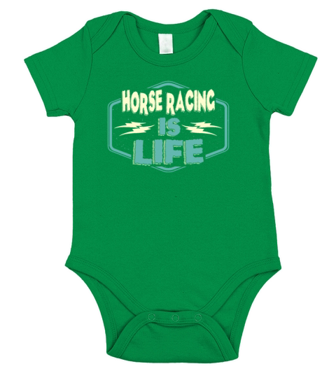Horse Racing is Life Short Sleeve Baby One-Piece