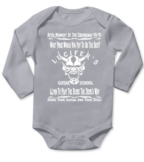 Robert Johnson Crossroads Legend Inspired T-Shirt Long Sleeve Baby One-Piece