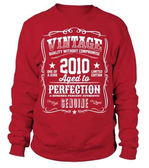 Vintage 2010 Aged to Perfection Men's Sweatshirt