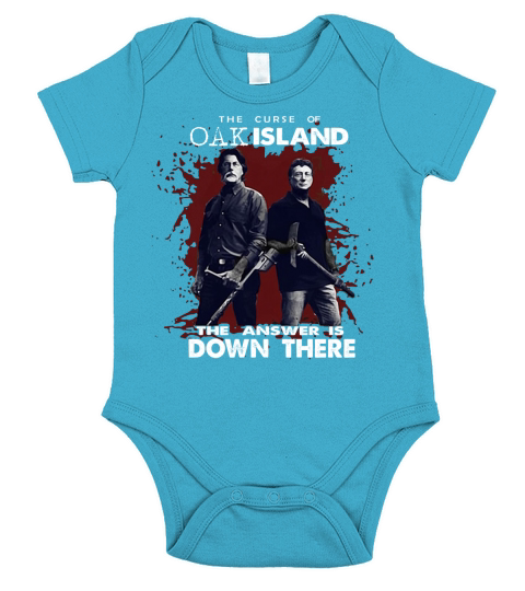Rick Lagina Robert Clotworthy The curse of Oak Island Answer is down there shirt Short Sleeve Baby One-Piece