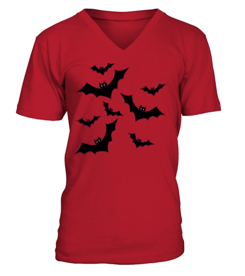 Halloween bats Men's V-Neck T-shirt