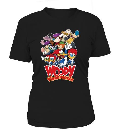 Woody Woodpecker Group Shot Vintage Poster Women's T-Shirt