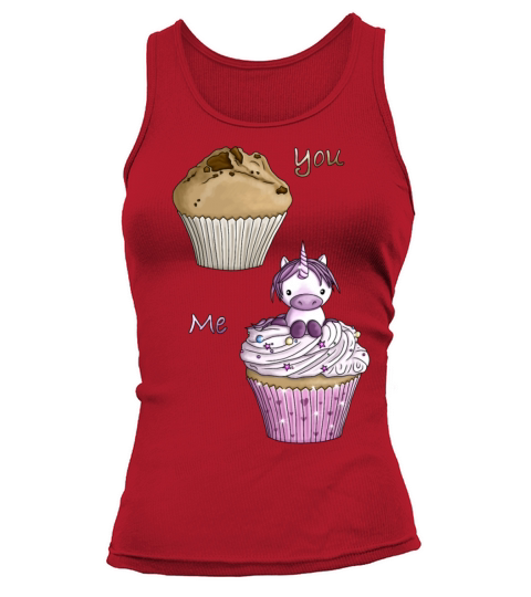 Special unicorn cupcake candy illustration cartoon Women's Tank Top