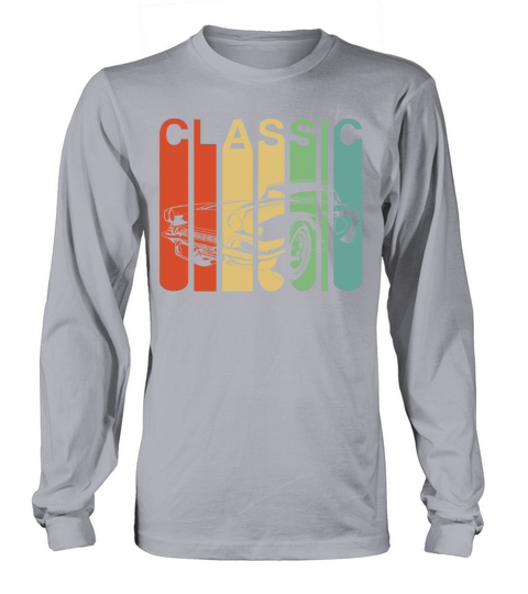 Classic Car American Muscle Car Vintage Car Gift Women's Long Sleeve