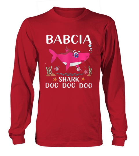 Babcia Shark Long sleeved Unisex