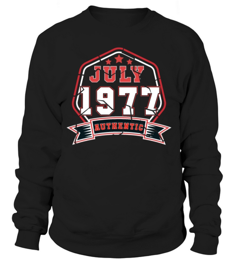 July 1977 Vintage Gift Idea Men's Sweatshirt