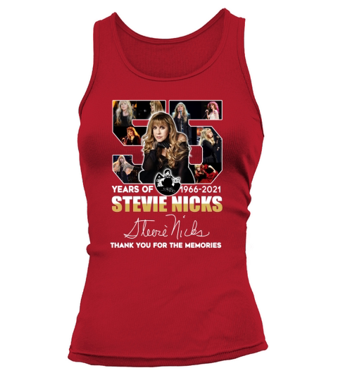 55 years of 1966 2021 Stevie Nicks signature thank you for the memories Tank top Woman