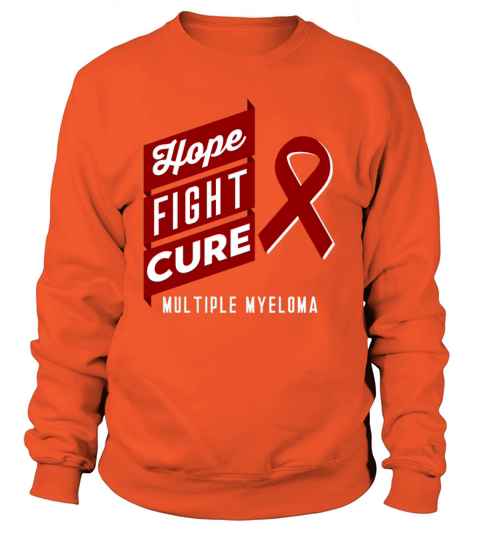Multiple Myeloma Hope Fight Cure Multiple Myeloma Women's Sweatshirt