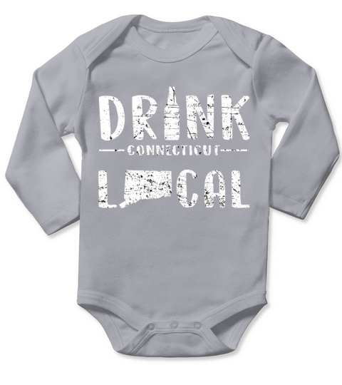 Connecticut Drink Local Beer Day Long Sleeve Baby One-Piece