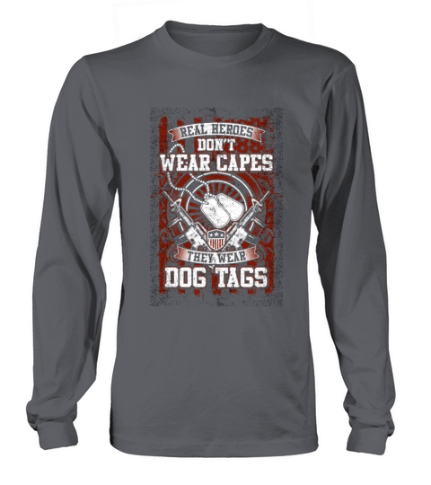 don t wear capes dog tags tshirt dog Women's Long Sleeve